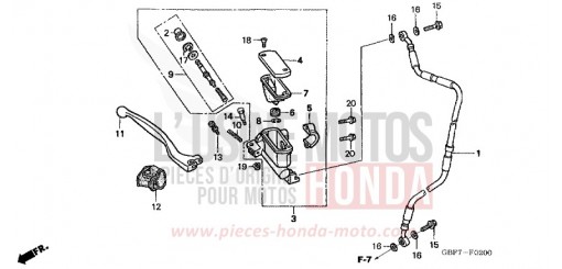 FR. BRAKE MASTER CYLINDER CR85RB3 de 2003